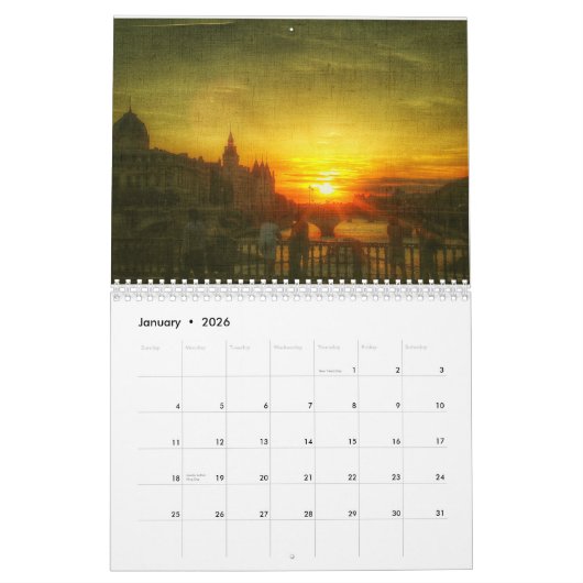 France Paris Towns Natuur Architecture Landscape Kalender (Jan 2026)