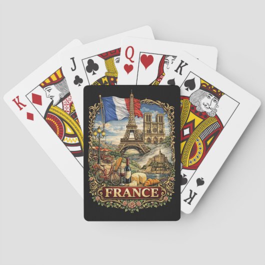 France Pokerkaarten (Achterkant)