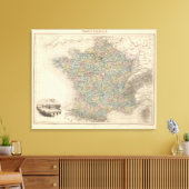 France Politics Canvas Afdruk (Insitu (Woonkamer))