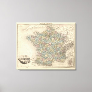 France Politics Canvas Afdruk