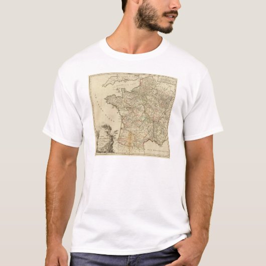France Postal Roads T-shirt (Voorkant)