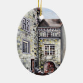 France Provenance Liege Belgium Architecture Keramisch Ornament (Achterkant)