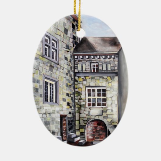 France Provenance Liege Belgium Architecture Keramisch Ornament (Achterkant)