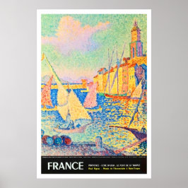 France, Provence, French riviera, St. Tropez port Poster