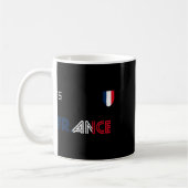 France Retro Soccer French Flag Koffiemok (Links)