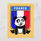 France Rings Panda Briefkaart (Voorkant)