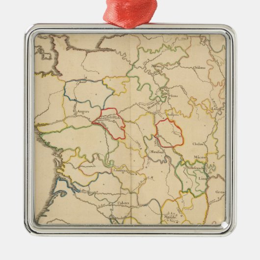 France Rivers Metalen Ornament (Voorkant)