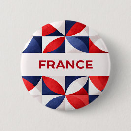 France Ronde Button 5,7 Cm