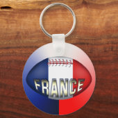 France Rugby Ball Sleutelhanger (Voorkant)