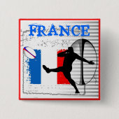 France Rugby Button (Voorkant)