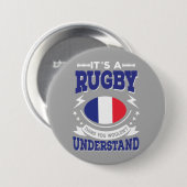 France Rugby Ronde Button 7,6 Cm (Voorkant /achterkant)