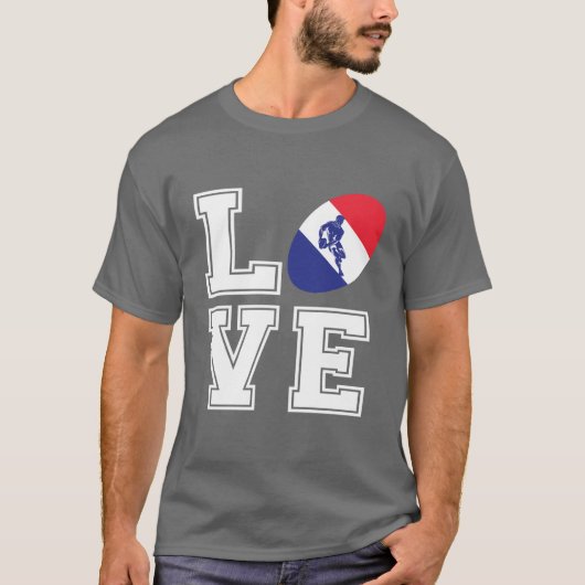 France Rugby T-shirt (Voorkant)