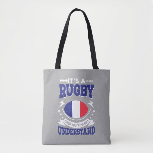 France Rugby Tote Bag (Voorkant)