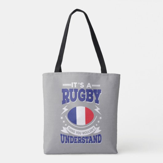 France Rugby Tote Bag (Achterkant)