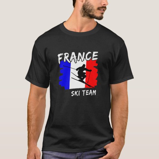 France Ski T-shirt (Voorkant)