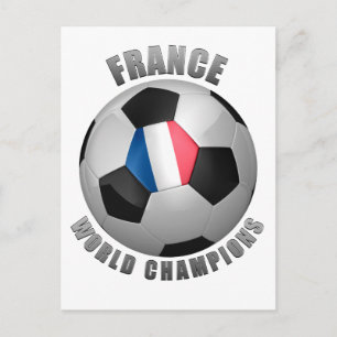 FRANCE SOCCER CHAMPES BRIEFKAART