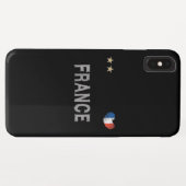 France Soccer Football Fan Shirt Heart Case-Mate iPhone Case (Achterkant (horizontaal))