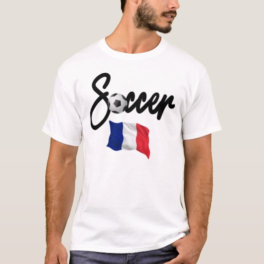 France Soccer - French Flag T-shirt (Voorkant)