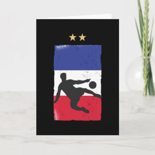 France Soccer Jersey Football Fan French Flag Kaart