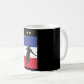 France Soccer Jersey Football Fan French Flag Koffiemok (Voorkant rechts)