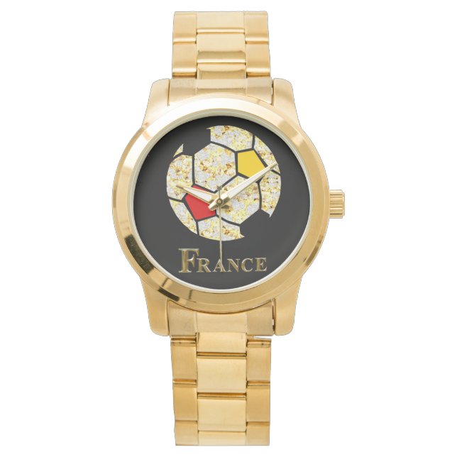 FRANCE SOCCER WATCH HORLOGE (Voorkant)