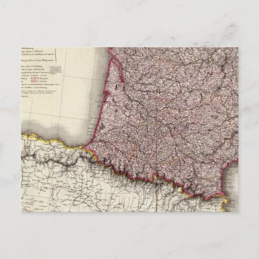 France Southwest Briefkaart (Voorkant)