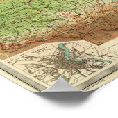 France southwestern section Bordeaux Poster (Hoek)