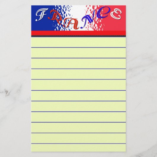 France Stationery Briefpapier (Voorkant)