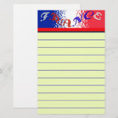France Stationery Briefpapier (Voorkant / Achterkant)