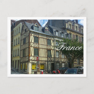 France Street Cityscape Old Buildings Architecture Briefkaart