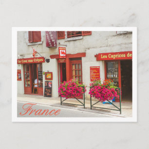 France Street Cityscape Old Buildings Architecture Briefkaart