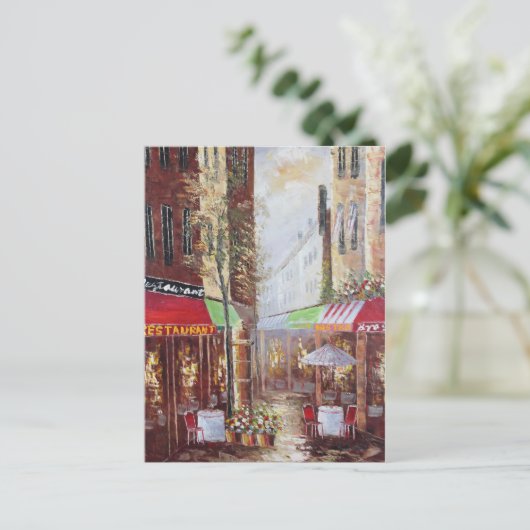 France Streets Briefkaart (Staand voorkant)