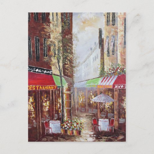 France Streets Briefkaart (Voorkant)