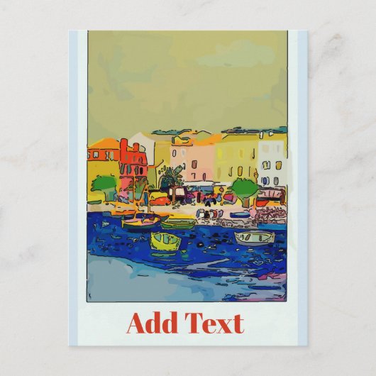 France Travel Poster Briefkaart (Voorkant)