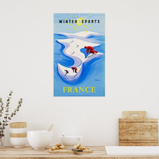 France Travel Poster ... Winter Sports (Keuken)
