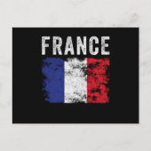France tricolore Flag French Souvenir Briefkaart (Voorkant)