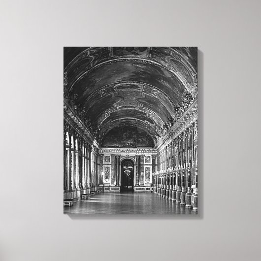 -France Versailles palace spiegelgalerie Canvas Afdruk (Voorkant)