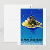 France Vintage Poster opnieuw ingesteld Briefkaart (Voorkant / Achterkant)