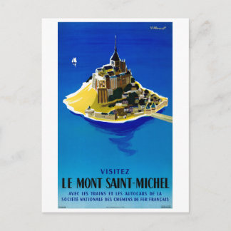 France Vintage Poster opnieuw ingesteld Briefkaart