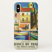 FRANCE Vintage Travel phone cases (Achterkant)