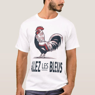 France Voetbal T-Shirt   Allez Les Bleus Haan 