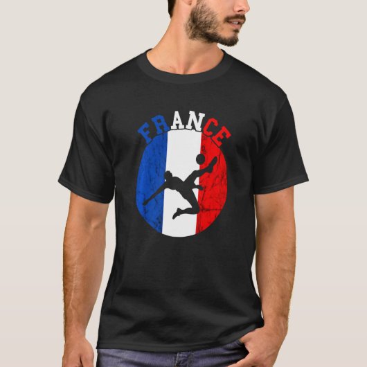 France Voetbal Team Player France T-shirt (Voorkant)
