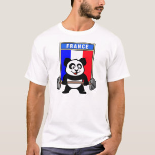 France Weightlift Panda T-shirt