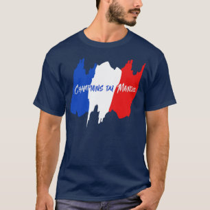 France World Champions Soccer Franse overwinning T-shirt