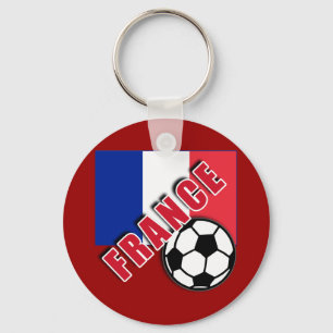 FRANCE World Soccer Fan Tshirts Sleutelhanger