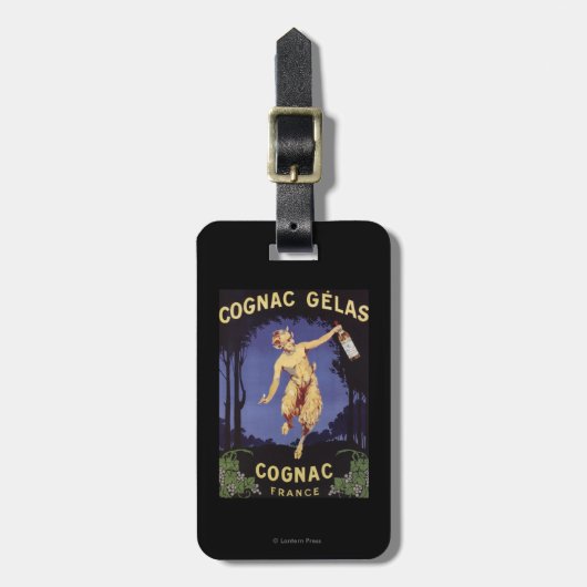 FranceCognac Gelas Promotional PosterFrankrijk Bagagelabel (Voorkant verticaal)