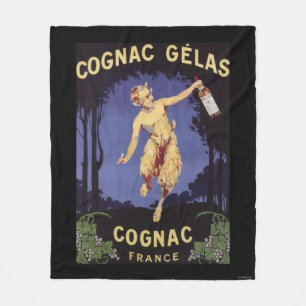 FranceCognac Gelas Promotional PosterFrankrijk Fleece Deken