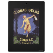 FranceCognac Gelas Promotional PosterFrankrijk Klembord (Achterkant)
