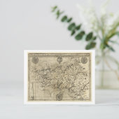 FrancePanoramic MapFrance Briefkaart (Staand voorkant)