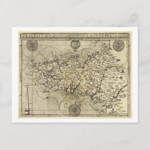 FrancePanoramic MapFrance Briefkaart